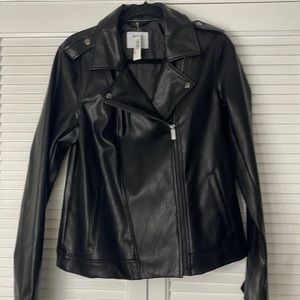 NWT Faux Leather Jacket